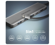 Axagon HMC-5H USB-C 5Gbps 5in1 hub - 1485452 - zdjęcie 4
